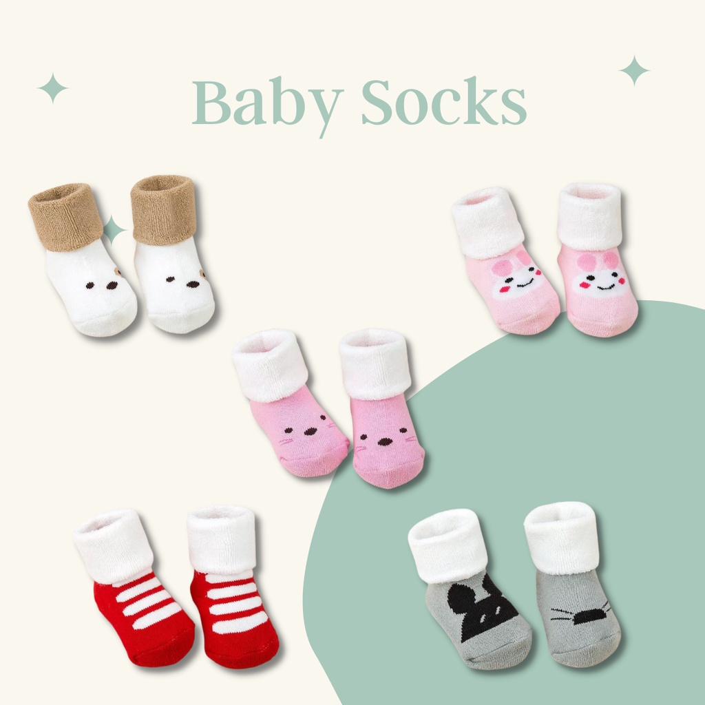 Babylovanta Kaos Kaki Anak / Kaos Kaki Bayi Motif Cakep Import KOREA