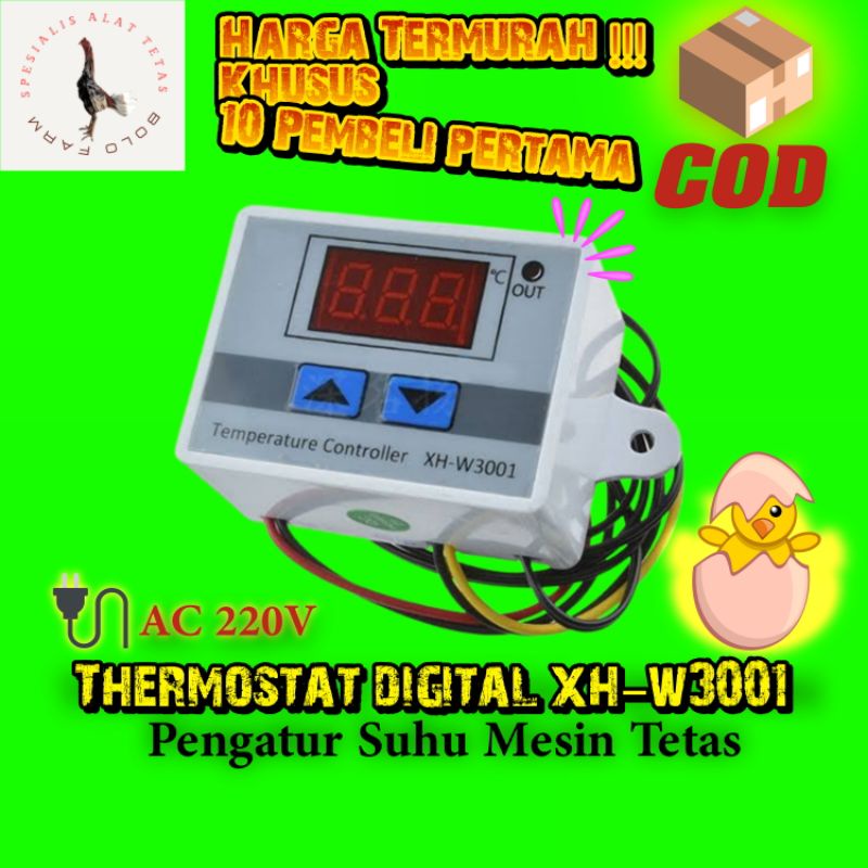 Termostat / Thermostat Digital AC 220V XH-W3001
