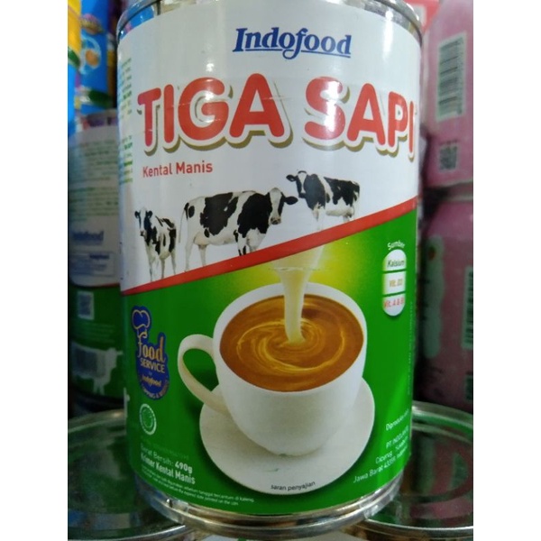 

susu kental manis TIGA SAPI 490g indofood