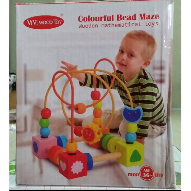 Colordull bead maze