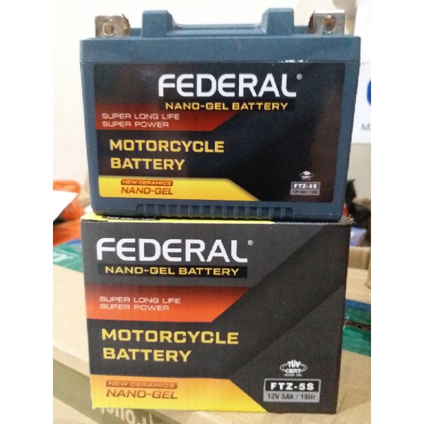 Aki Motor Federal FTZ 5S Beat / Vario / Karisma / Supra X 125 / Mio Soul GT J Full Kering