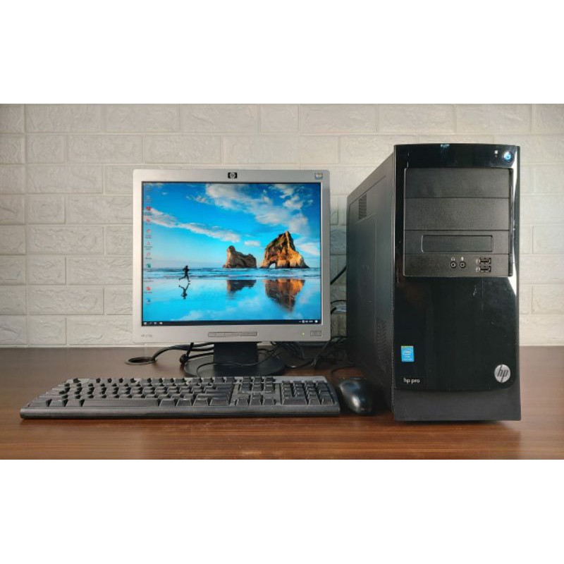 Paketan PC HP Pro 3330 MTIntel G3020 Ram 4 GB DDR 3 HDD 500GB Lcd 17in Kotak Second Berkualitas