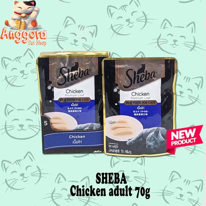 Sheba Pouch Makanan Kucing Basah Wet Food 70gr all variant