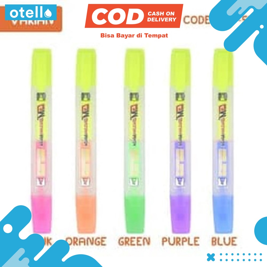 

ALAT TULIS MURAH HIHG[[GHLIGHTER STABILLO PEN TWIN HEAD