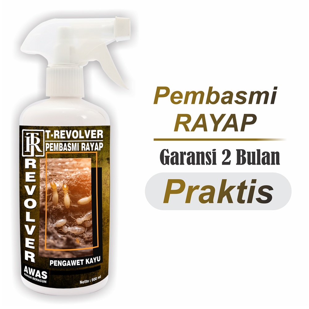 Jual Pembasmi Rayap Kayu Dan Tanah T Revolver Anti Rayap 500 Ml