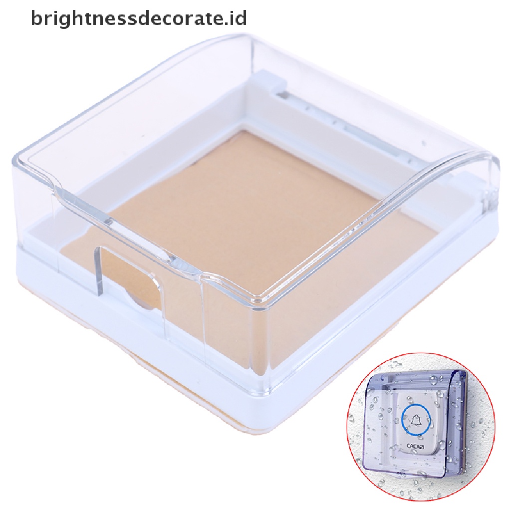 Cover Pelindung Bel Pintu Wireless Dengan Lampu Led