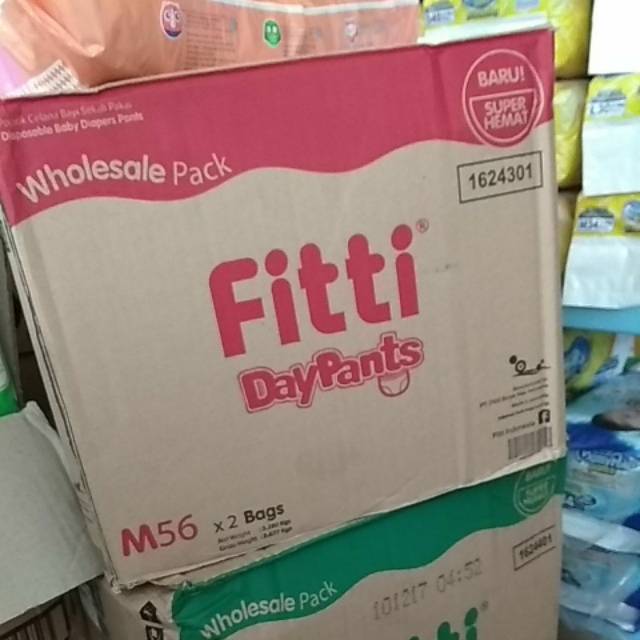 Bekasi  Fitti day pants M56, L48 dan XL44 megapack 1 karton isi 2 bal