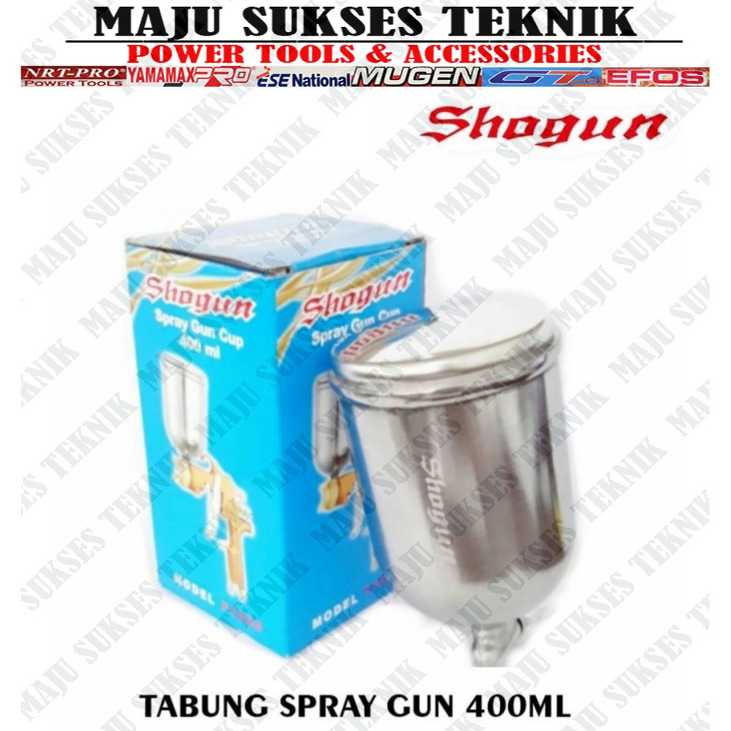 SHOGUN Tabung Spray Gun F100G 400cc Spray Gun Cup Tabung Atas 400ml