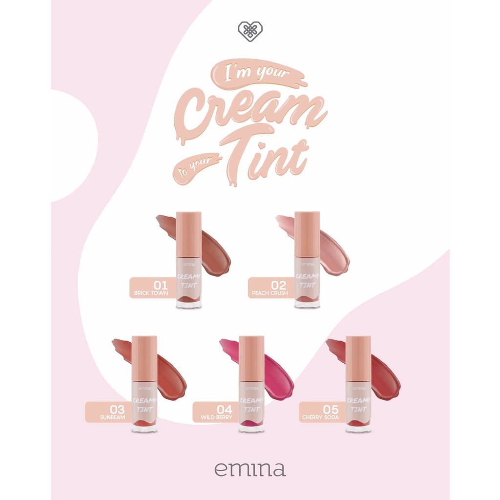 Emina Creamy Tint 3.6gr / Emina Creamy Lip Tint