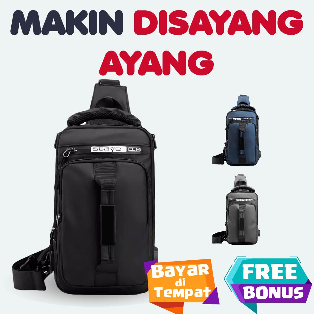 Tas Slempang Slingbag Sekolah Anak Cowok Cewek Murah Besar SD SMP SMA