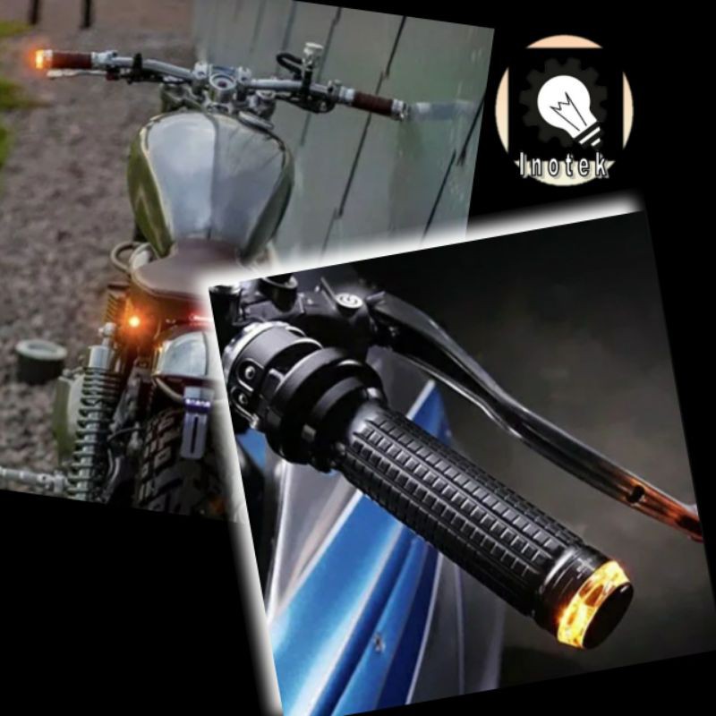 Lampu Sein LED Stang Motor LED Sen Handle Bar