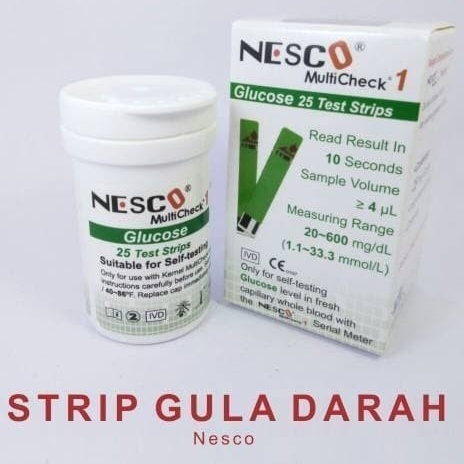 Strip gula darah Nesco / Nesco glucose strip