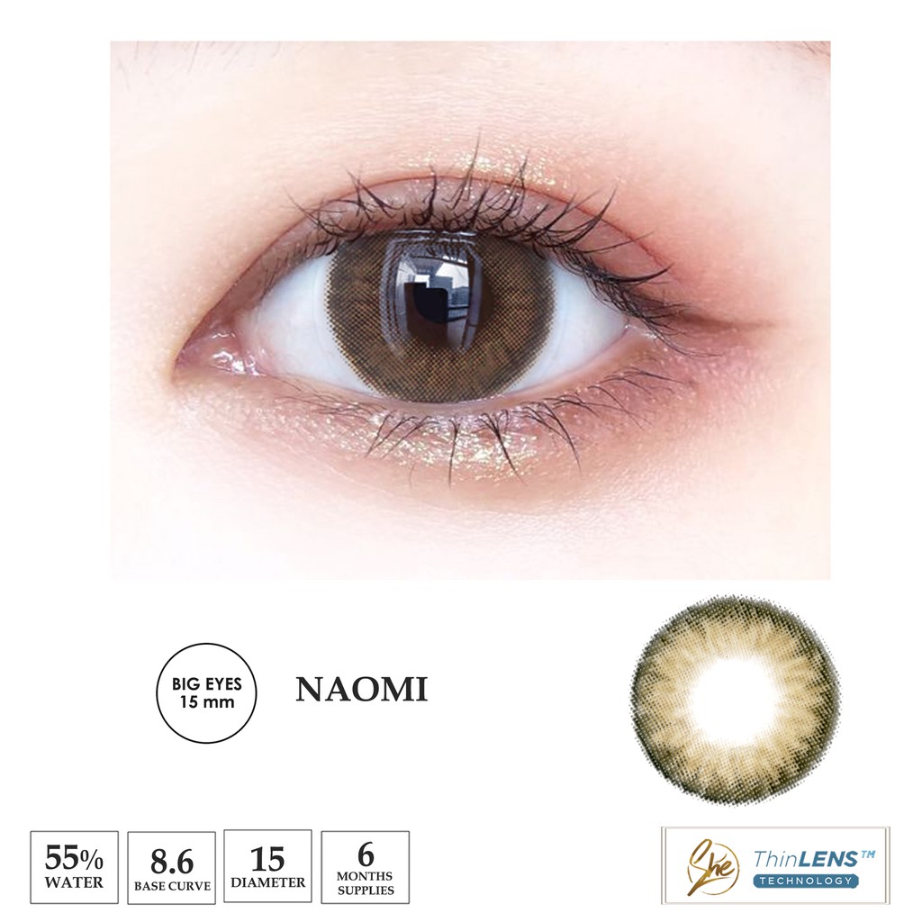 Superstar Naomi softlens warna premium bulanan