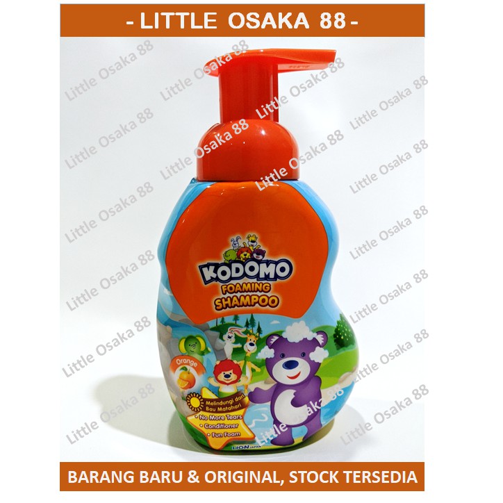 Kodomo Foaming Shampoo 250 ml - Orange