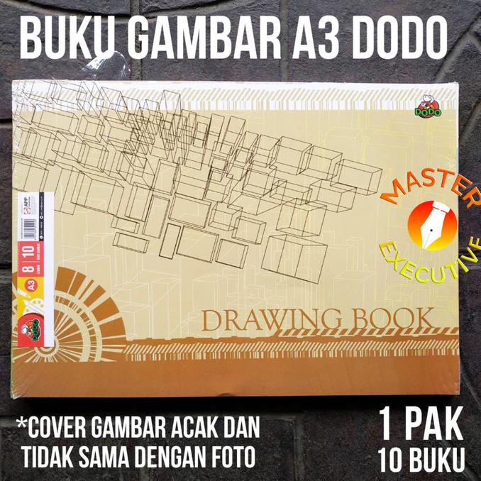 

[[COD]] [Pak - 10 Buku] Dodo Buku Gambar A3 / Drawing Book 8 Lembar Menggambar TERBARU Kode 579