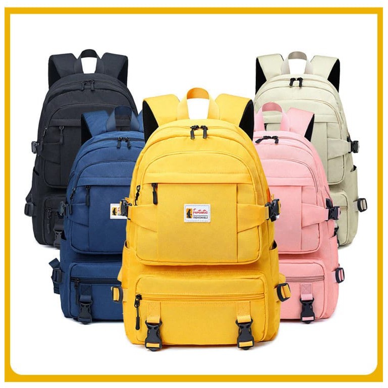 weistbag_wanita/[COD] Tas Ransel Sekolah Wanita Remaja Fashion Trend Korea Tas Punggung Terbaru 2021