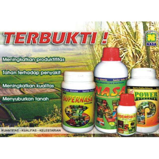 Pupuk organik nasa lengkap