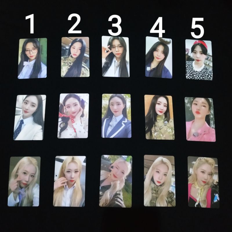 [READY] SHARING DREAMCATCHER MIND PHOTOCARD JIU , SUA , HANDONG PC