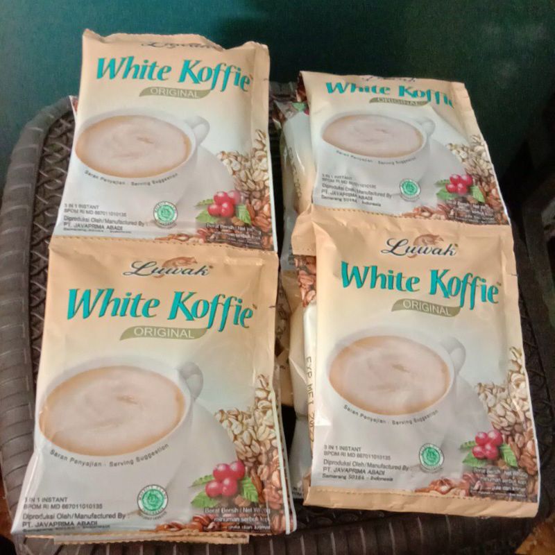 

luwak white koffie original sachet 20gr (1 RENCENG)/ kopi luwak renceng