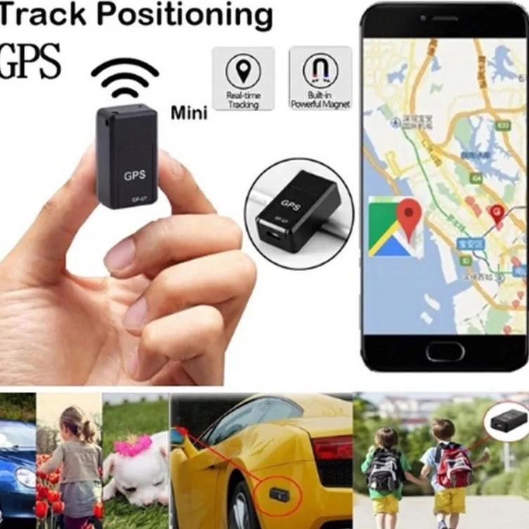 (TERBAIK) Mini GPS Tracker GF-07 Alat Pelacak Lokasi Mobil Motor GPS GF-07 Tracker Mini Alat Pelacak
