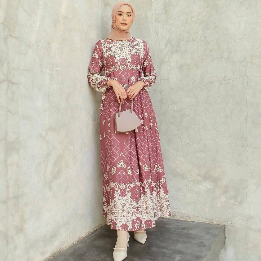 Lagi ready Le Khari Dress Viona Gamis Maxmara Busui Size S - XL 7SNA