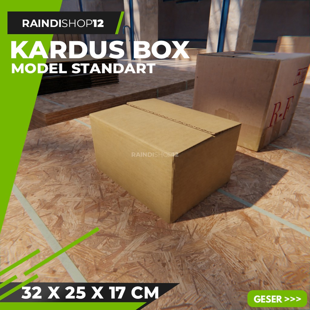 

BOX 32 X 25 X 17 CM KARDUS KOTAK KEMASAN PACKAGING KADO POLOS