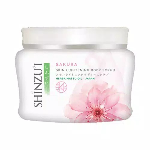 Shinzui Body Scrub Matsu Hana Kensho Kirei Myori Sakura - Lulur Mandi 110gr/200gr Halal Original BPOM