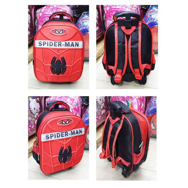 TAS TROLLEY TK/TAS ANK LAKI LAKI TROLLEY IMPORT/TAS RODA SPIDERMAN CAPTAIN AMERICA/TAS SEKOLAH TK