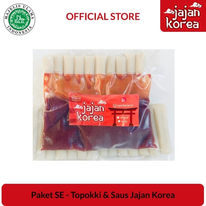 

Jual Paket Se Topokki dan Saos Jajan Korea 330gram Terbatas