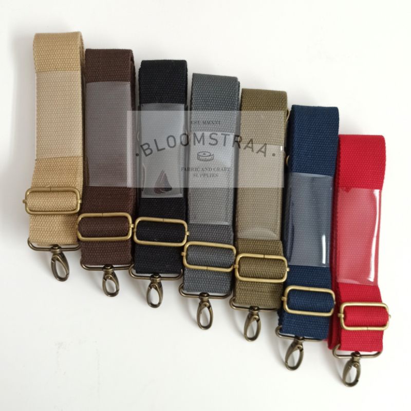 Bag Strap Cotton ATG 38mm Webbing Import Tali Tas Katun Bag Straps Selempang 38 mm