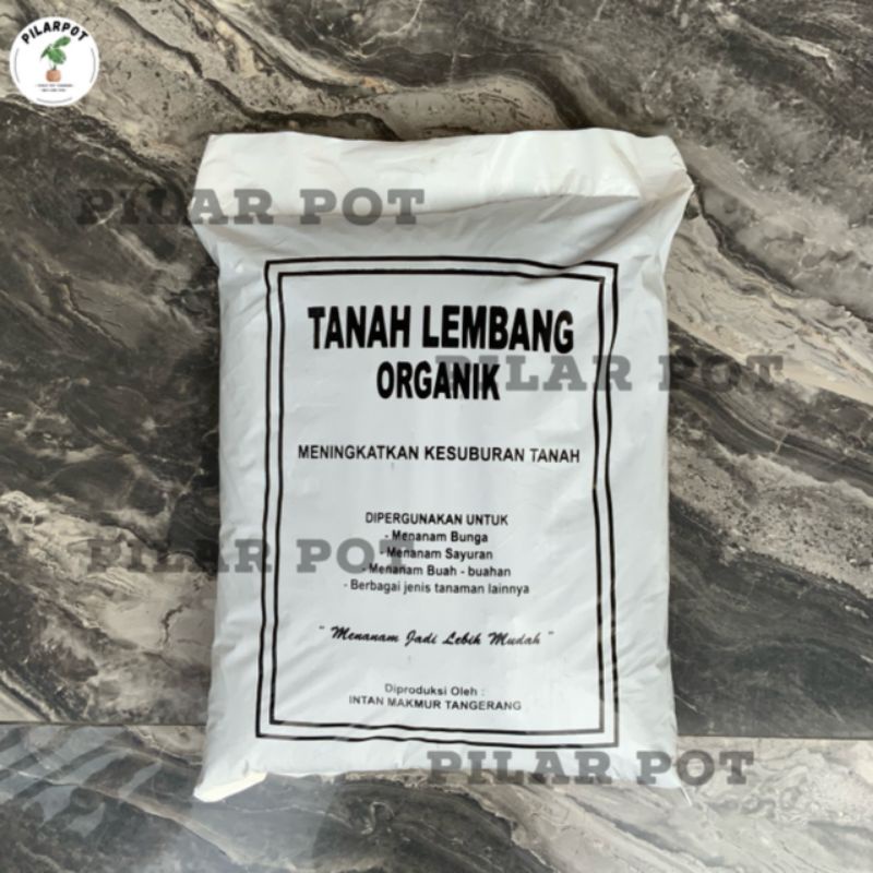 MEDIA TANAM TANAH LEMBANG ORGANIK INTAN MAKMUR KEMASAN PABRIK VIA GOSEND GRAB - TANAH LEMBANG SABLON