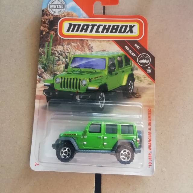 matchbox jeep wrangler jl