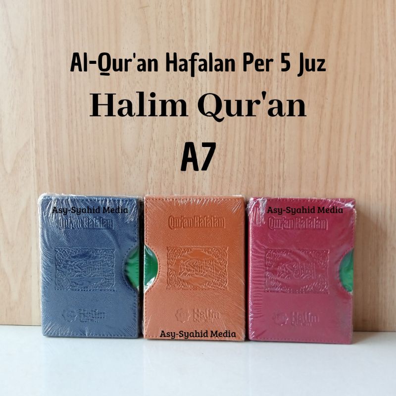 Al Quran Hafalan Berjilid 6 - alquran saku Per 5 Juz ukuran A7 alqur'an tanpa terjemah + Box Eksklus