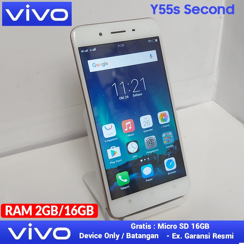 VIVO Y55s 2GB/16GB Second Normal Mulus Ex Garansi Resmi