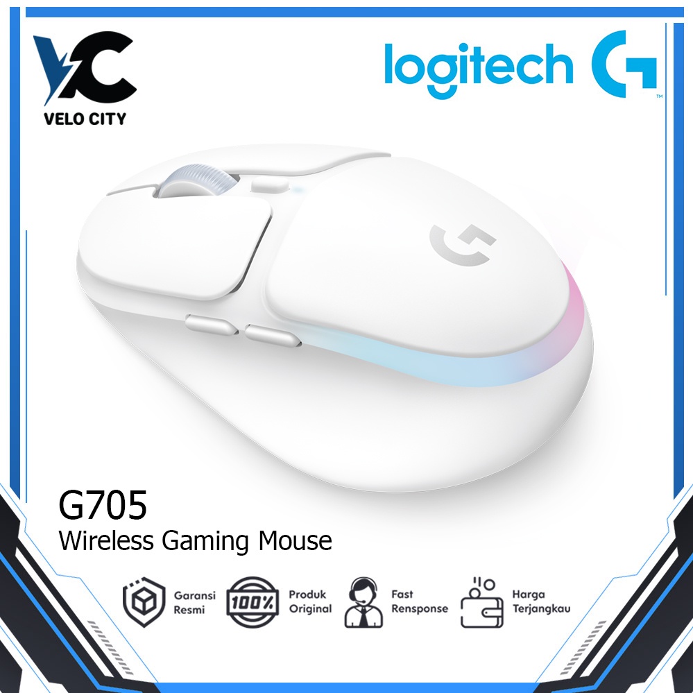 Logitech G705 LIGHTSPEED Mouse Gaming Wireless Bluetooth