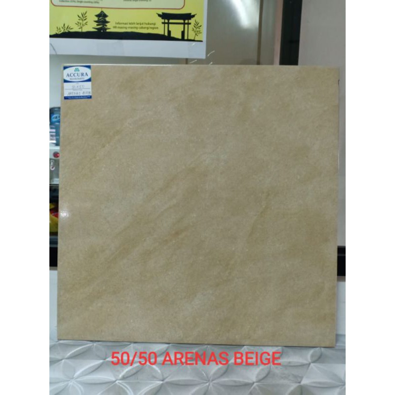 Keramik mulia accura arenas 50x50 kilap