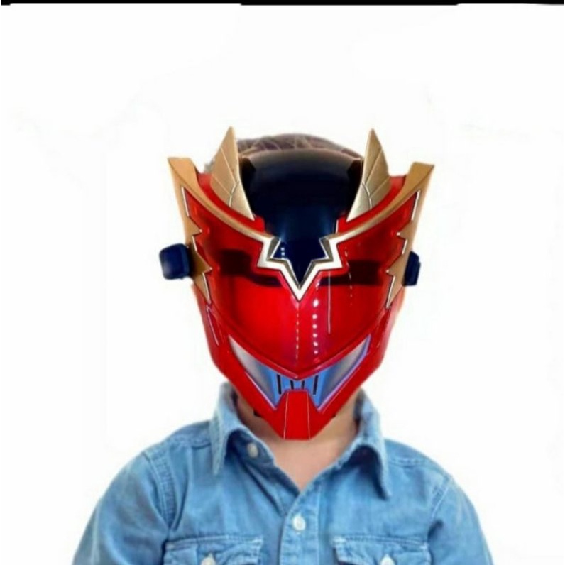 Mainan Anak Pretend Play Topeng BIMA-S model Bima S, Eagle Mask, Masked Warrior