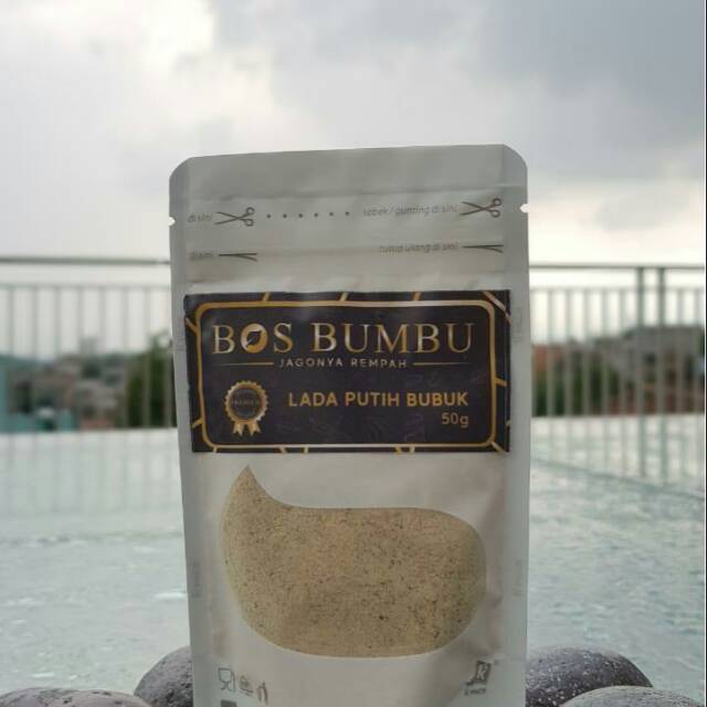 

W2fit Bos Bumbu Premium Quality Lada Putih Bubuk 50 gram