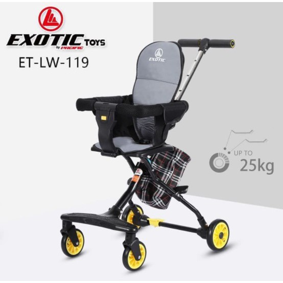 Stroler Anak Bayi Balita Kursi Dorong Micro Stroller Trike Exotic ET LW119 Garansi SNI-1