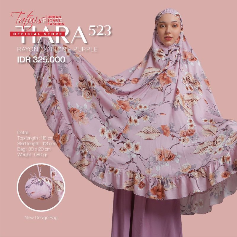 MUKENA TATUIS TIARA 523 SERIES DEWASA REGULER KATUN RAYON