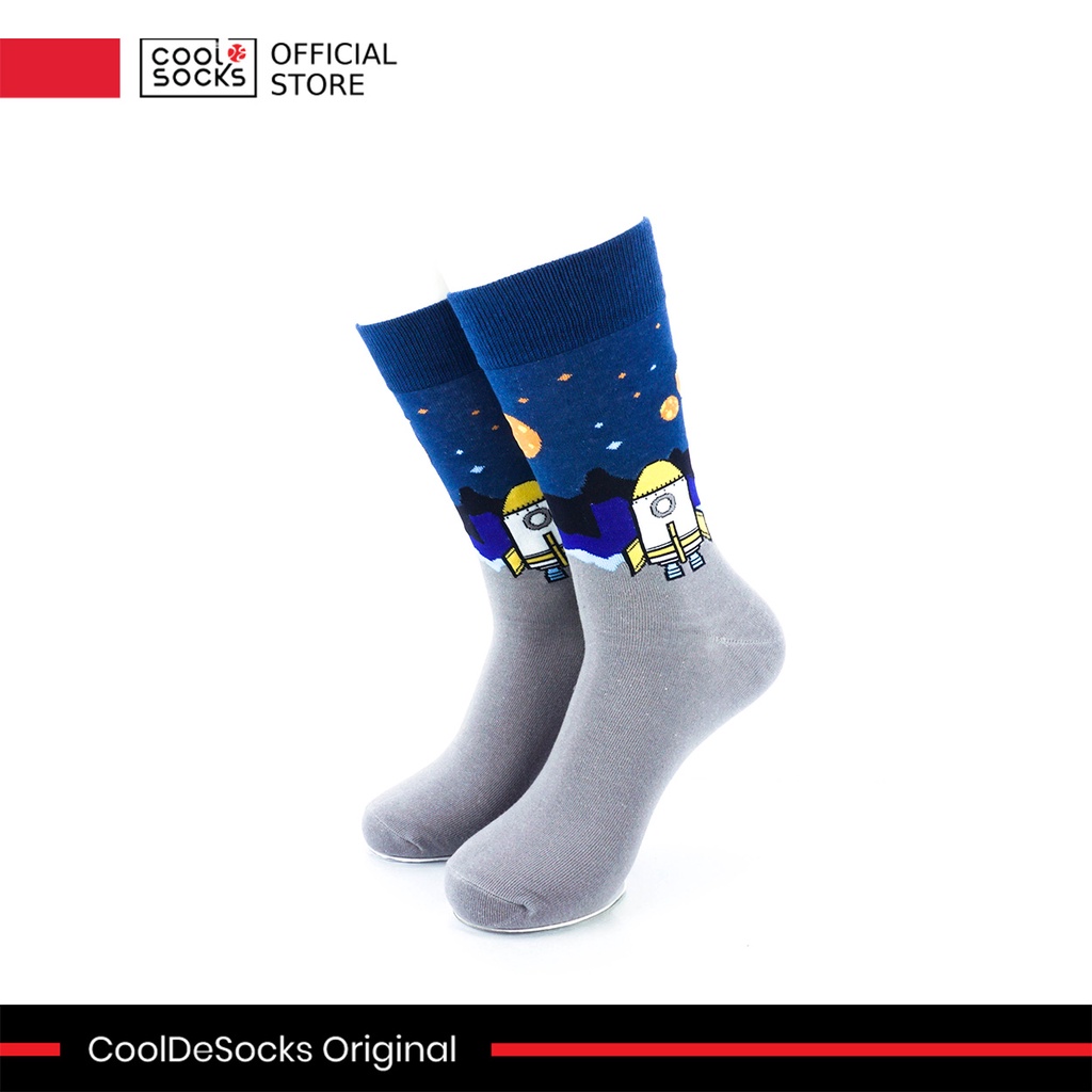 Kaos Kaki CoolDeSocks Original | Spaceship Landing