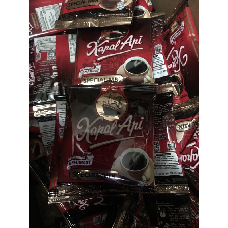 Kopi Kapal api Special Mix 24 gram 1 renteng isi 10 sachet