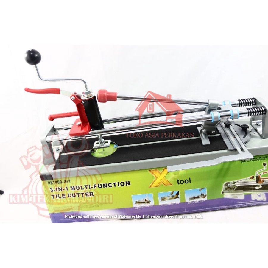 POTONG KERAMIK MERK XP TOOL 400MM-40CM MANUAL POTONG KERAMIK DOUBLE RAIL ALAT POTONG GRANIT KUALITAS