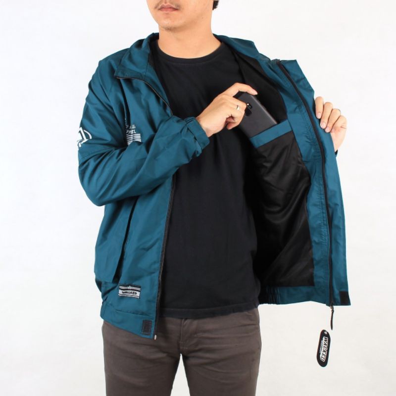 WALKED Original Jaket Pria Outdoor Waterproof Bomber Nautic Casual -Jaket Motor Tahan Angin Anti Air