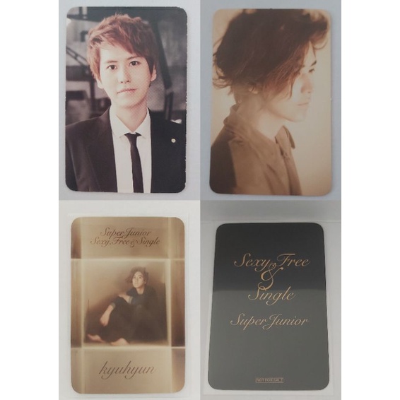 Kyuhyun photocard - Sexy, free and single pc