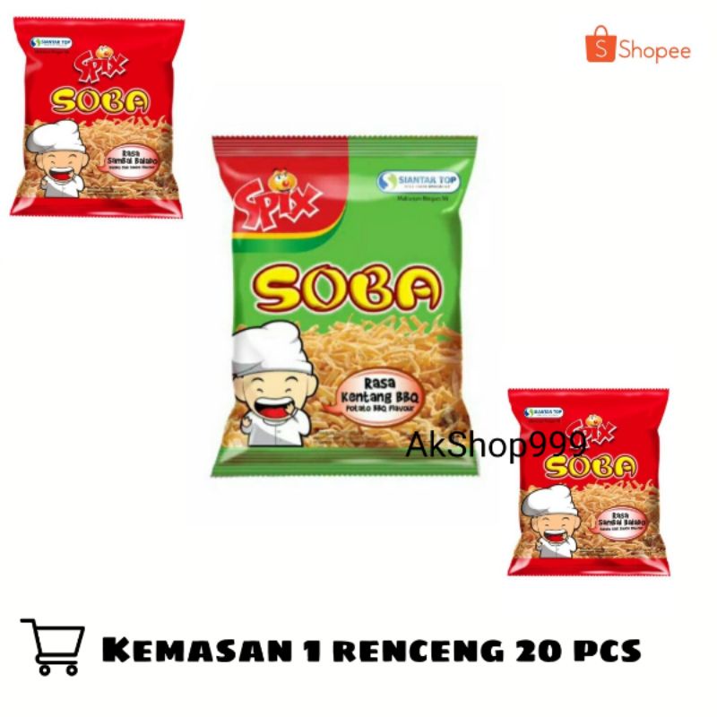 

Spix Soba kentang & sambal balado