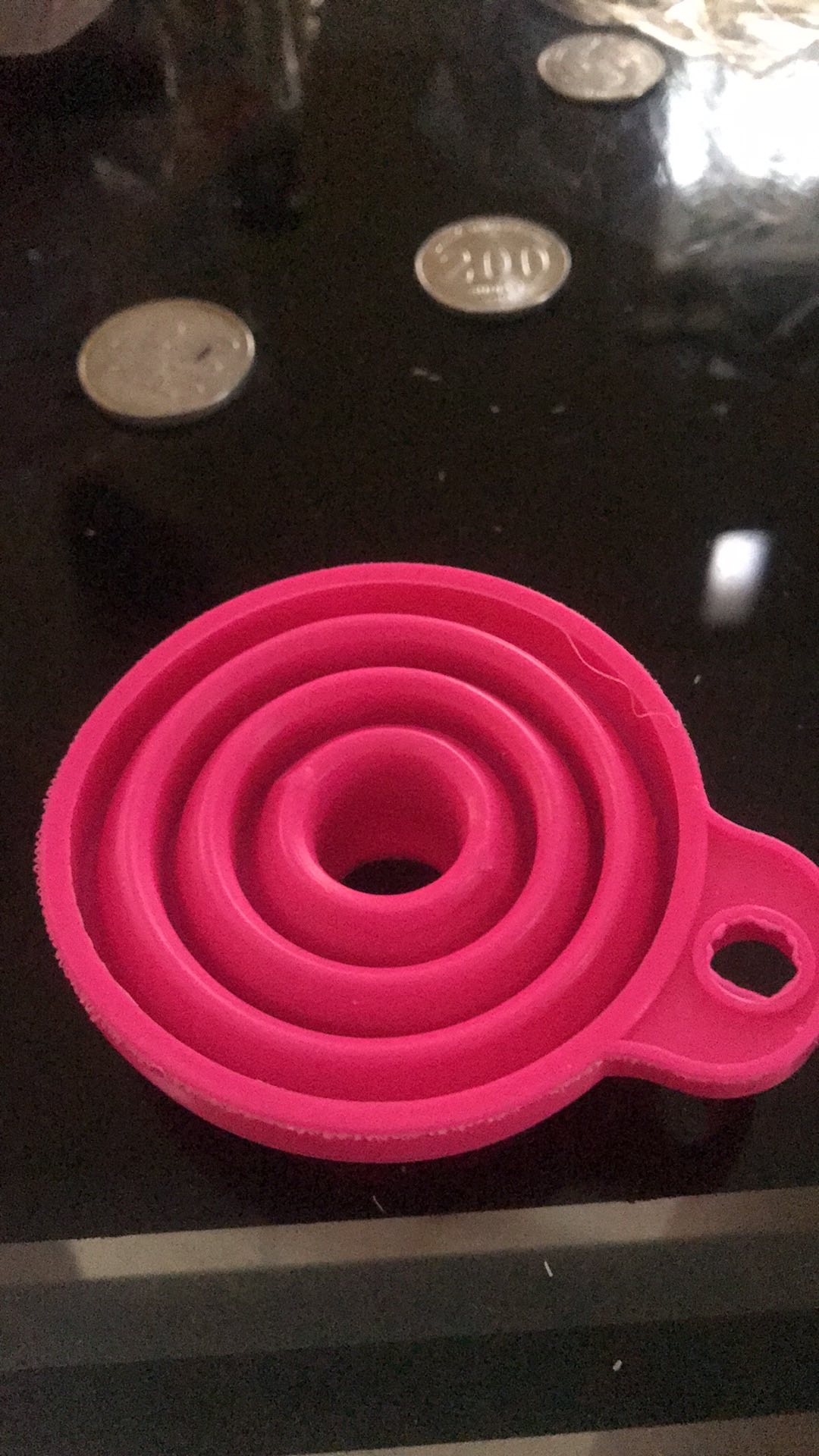 Corong Lipat Silicon / Corong Minyak / Corong / Collapsible Mini Funnel