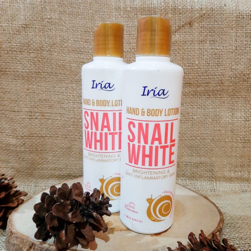 IRIA HAND AND BODY LOTION SNAIL WHITE