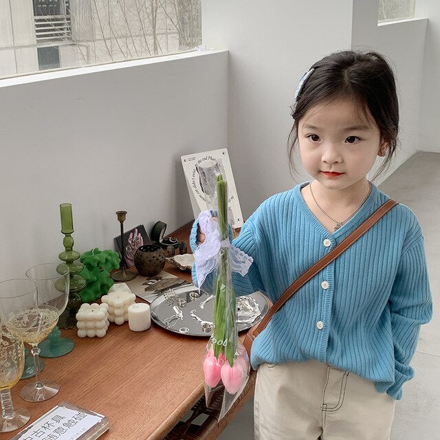 KALILA - NADIRA Cardy Kids Cardigan Anak Perempuan Rajut Halus / Umur 1-5 tahun