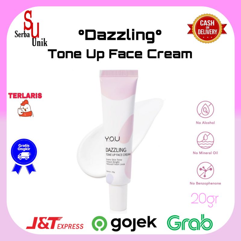 You Dazzling Tone Up Face Cream / Krim Wajah 20gr